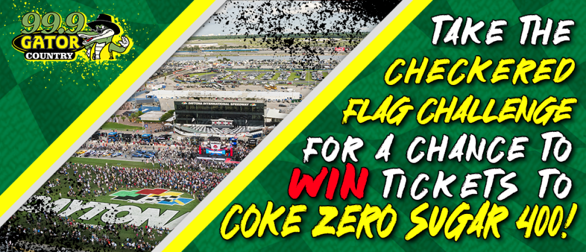 2026 Coke Zero 400 checkered Flag Challenge